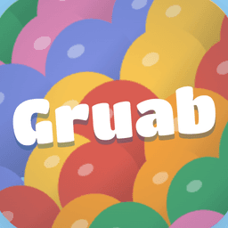 Gruab logo — balloons